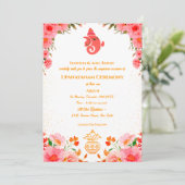 Upanayanam aka Hindoestaanse Heilige Draad Janeu C Kaart (Staand voorkant)