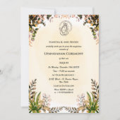 Upanayanam aka Hindoestaanse Heilige Draad Janeu C Kaart (Voorkant)