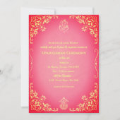 Upanayanam aka Hindoestaanse Heilige Draad Janeu C Kaart (Voorkant)