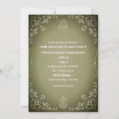 Upanayanam aka Hindoestaanse Heilige Draad Janeu C Kaart (Voorkant)