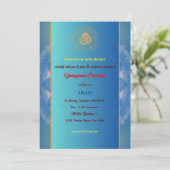 Upanayanam aka Hindoestaanse Heilige Draad Janeu C Kaart (Staand voorkant)