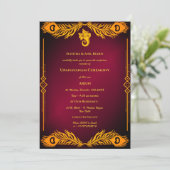 Upanayanam aka Hindoestaanse Heilige Draad Janeu C Kaart (Staand voorkant)