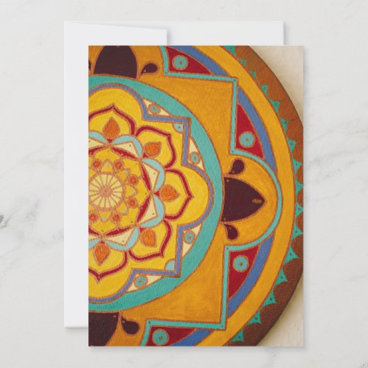 Upanayanam aka Hindoestaanse Heilige Draad Janeu C Kaart (Achterkant)