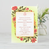 Upanayanam aka Hindoestaanse Heilige Draad Janeu C Kaart (Staand voorkant)