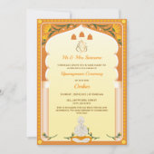 Upanayanm Invitation Kaart, Thread Ceremony Kaart (Voorkant)