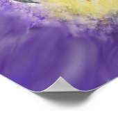 Upanishad citeert "twee vogels" kleurpotloodkunst poster (Hoek)