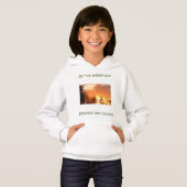 Upbeat Sunset Natuur Sweatshirt voor Meisjes (Voorkant volledig)