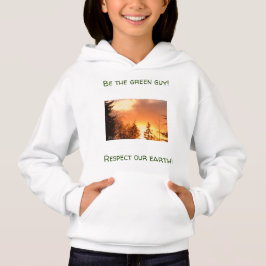 Upbeat Sunset Natuur Sweatshirt voor Meisjes