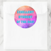 UPbeat "UITSTEKENDE STUDENT VAN DE DAG!" Sticker (Tas)