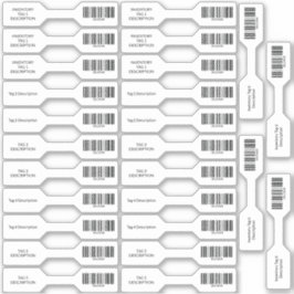 UPC Barcode Inventory Barbell Stickers