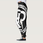 UPC-Leggings zwart met witte Logo Leggings (Links)