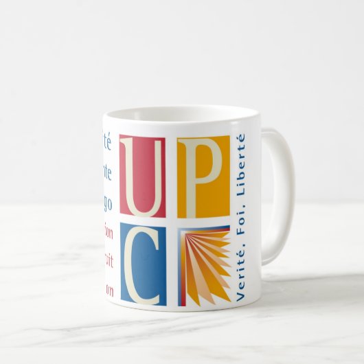 UPC-Mok Koffiemok (Voorkant rechts)