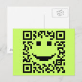 UPC QR-ontwerp scannen Briefkaart (Voorkant / Achterkant)