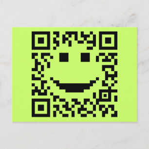 UPC QR-ontwerp scannen Briefkaart