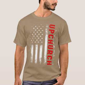 Upchurch Familie Amerikaanse Vlag meisjes vrienden T-shirt