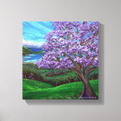 Upcountry Jacaranda Canvas Afdruk (Voorkant)