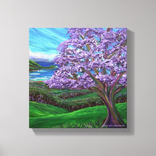 Upcountry Jacaranda Canvas Afdruk (Voorkant)