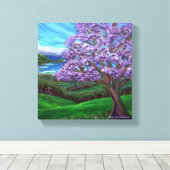 Upcountry Jacaranda Canvas Afdruk (Insitu (Houten vloer))