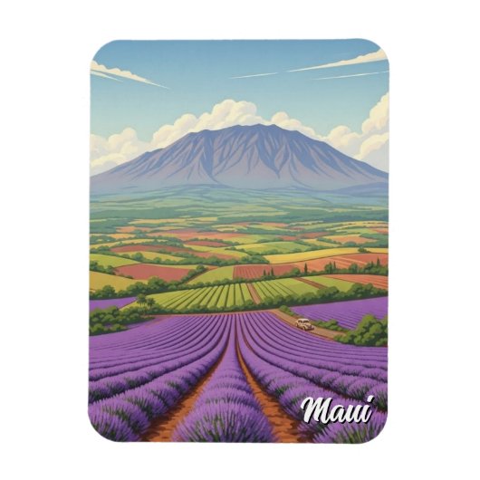 Upcountry Maui Hawaii Travel Magneet (Verticaal)