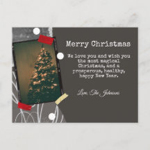 Upcycle Instant Photo Typewriter Kerst