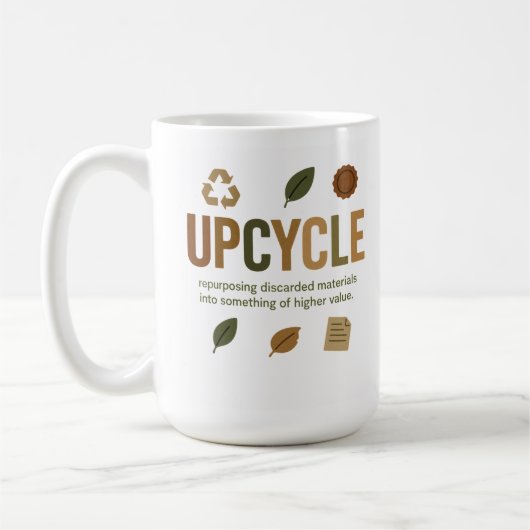 Upcycle Repurposing Discarded Materials Into Somet Koffiemok (Links)