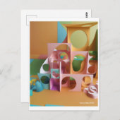 Upcycled Escape No. 6 Briefkaart (Voorkant / Achterkant)