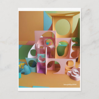 Upcycled Escape No. 6 Briefkaart