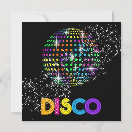 Update - DISCO Party - SRF Kaart (Voorkant)