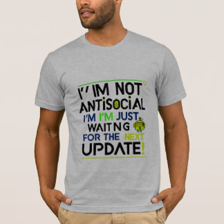 Update in behandeling t-shirt