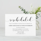 Update nieuwe trouwdatum kaart (Staand voorkant)