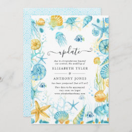 Update over blauwe en gele Zeeen Kaart