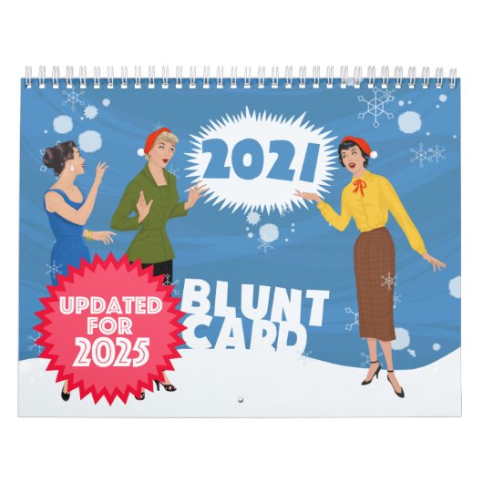 Update voor 2025! Bluntcard 2021 Kalender (Hoes)