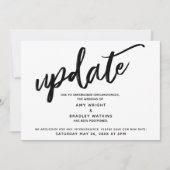 Update voor handschriftenuitgestelde aankondiging  (Voorkant)