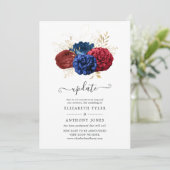 Update voor marineverbindingen, rode en goudbloedi kaart (Staand voorkant)