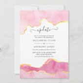 Update voor roze en gouden bonnen kaart (Voorkant)