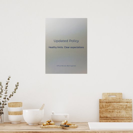 UPDATED POLICY POSTER (Keuken)