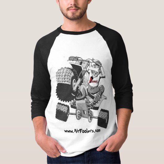 *UPDATED* www.AirFoolers.com Cartoon T-shirt (Voorkant)