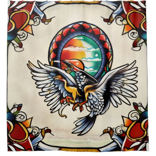 Upgrade bad Douchegordijn op maat (Voorkant)