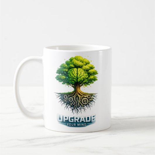 Upgrade Je Denkvermogen Ontwerp Koffiemok (Links)