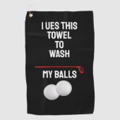 Upgrade je Golfervaring met persoonlijke Golfhanddoek (Voorkant)