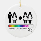 UPGRADE NAAR LESBIAN KERAMISCH ORNAMENT (Achterkant)