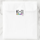 UPGRADE NAAR LESBIEN RONDE STICKER (Tas)