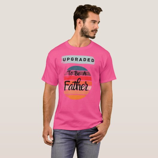 Upgrade naar vader jongen t-shirt (Voorkant volledig)