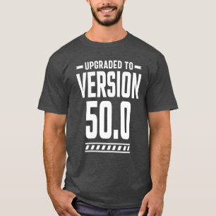 Upgrade naar versie 50.0 t-shirt
