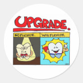 Upgrade Tooth Sticker (Voorkant)