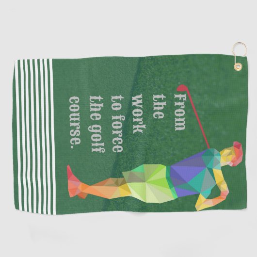 Upgrade uw beste Golfgame met aanpasbare handdoeke Golfhanddoek (Horizontaal)