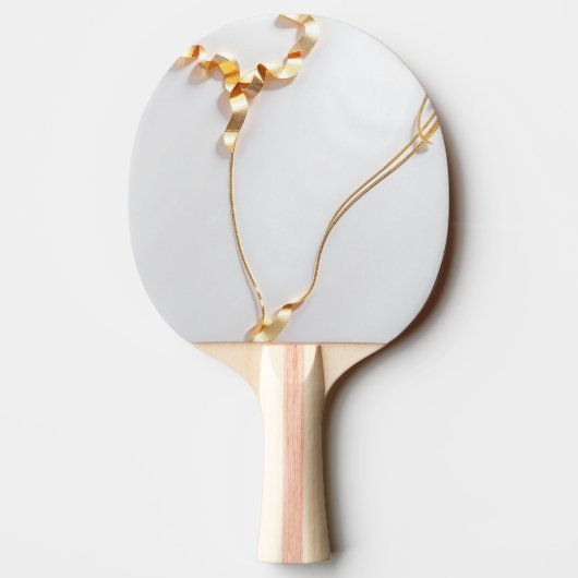 Upgrade uw game met Waterverf Golden Tafeltennisbatje (Achterkant)