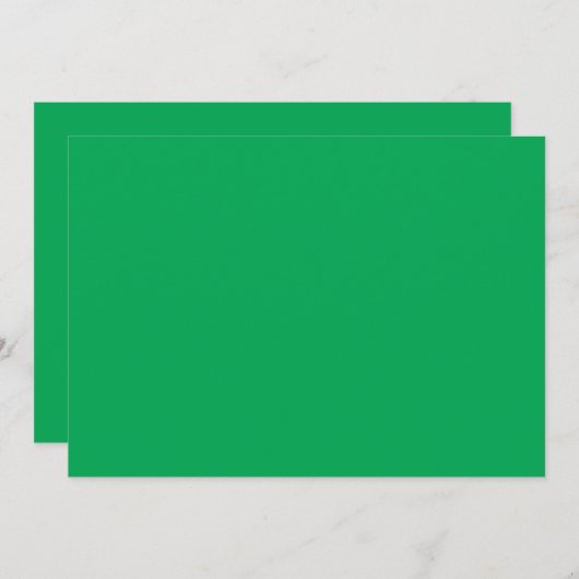 Upgrade uw webontwerp met een groene achtergrond feestdagenkaart (Voorkant / Achterkant)