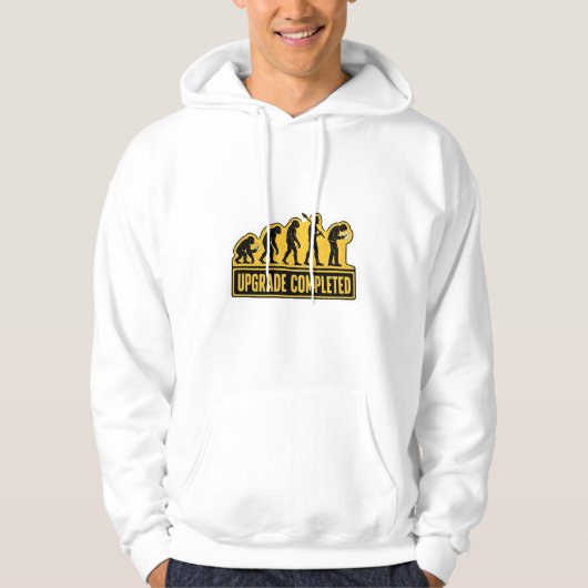Upgrade Voltooid Grappige Evolutie Hoodie (Voorkant)