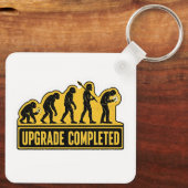 Upgrade Voltooid Grappige Evolutie Sleutelhanger (Achterkant)